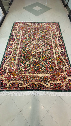 خرید فرش دستباف شاهعباسی لولبافت 284×211 | فرش اصیل ایرانی