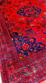 فرش دستبافت قرمز سورمه ای