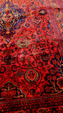 فرش دستبافت کرک مرینوس نقشه کاسه کوزه یا جام شراب رنگ گیاهی 210*320ابعاد