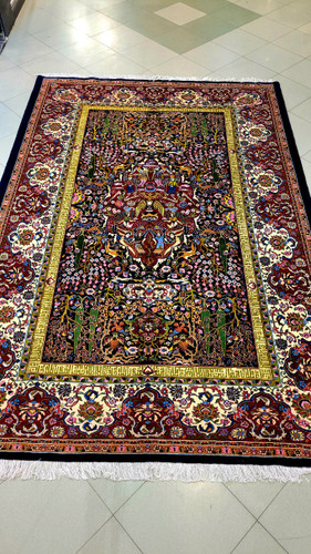 فرش دستبافت لول بافت نقشه آفرینش