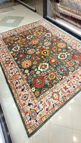 فرش دستبافت سلطان آباد طرح افشان ابعاد 362*277