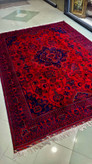 فرش دستبافت کرک مرینوس نقشه کاسه کوزه یا جام شراب رنگ گیاهی 250*350ابعاد