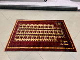 قالیچه دستباف برگ تاکی ۱۳۰×۸۸ در دکوراسیون منزل