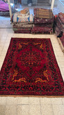 فرش کارکرده فردوس لچک ترنج رنگ گیاهی نقشه خورشیدی 200*300