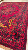 فرش کارکرده فردوس لچک ترنج رنگ گیاهی نقشه خورشیدی 200*300