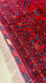 فرش دستبافت کرک مرینوس خان محمدی 250x350 لاکی سورمه ای 50 رج
