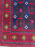 قالیچه دستباف گل شفتالو ۱۸۲×۱۰۵ | تمام پشم رنگ گیاهی
